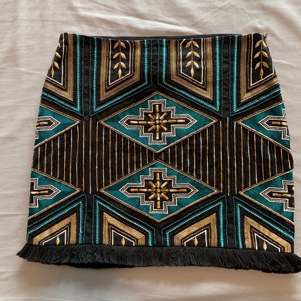 Beaded Mini Skirt nwt